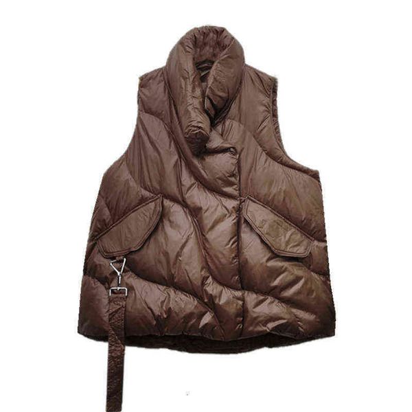 2021 autumn and winter down et vest women's short korean loose fashion white duck down vest waistcoat, Black;white 
2021 autumn and winter down et vest women's short korean loose fashion white duck down vest waistcoat, Black;white