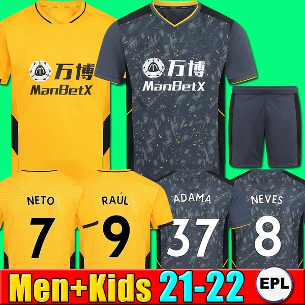 21 22 wolves home away soccer jersey wanderers neves raul 2021 2022 adama fábio silva podence j.moutinho shirt otto coady neto football shir, Black;yellow
21 22 wolves home away soccer jersey wanderers neves raul 2021 2022 adama fábio silva podence j.moutinho shirt otto coady neto football shir, Black;yellow