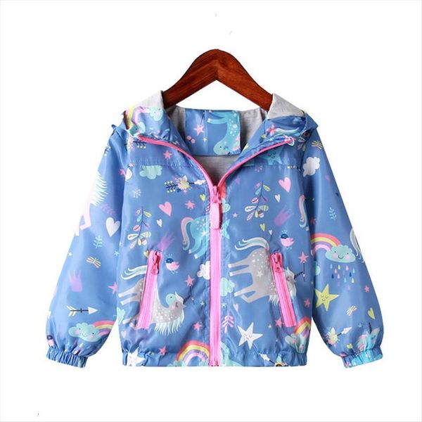 spring jacket for girls coats hooded unicorn rainbow pattern baby clothes outerwear kids windbreaker autumn jackets, Blue;gray
spring jacket for girls coats hooded unicorn rainbow pattern baby clothes outerwear kids windbreaker autumn jackets, Blue;gray