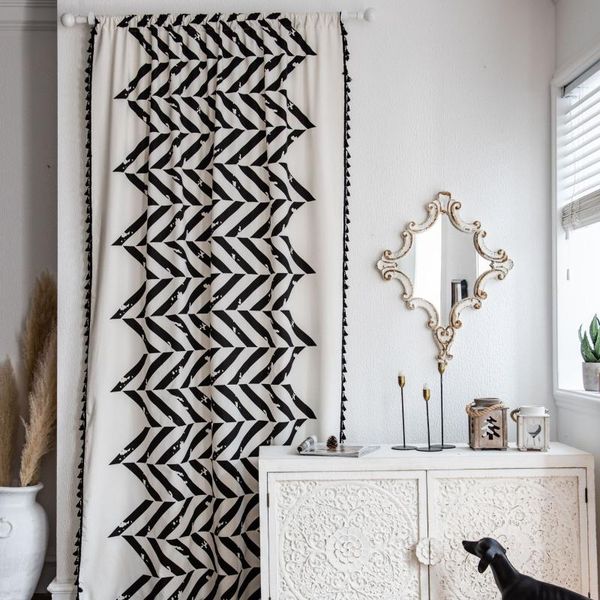 curtain & drapes european style black pattern tassel cotton linen semi shading bedroom bay window living room home decor
curtain & drapes european style black pattern tassel cotton linen semi shading bedroom bay window living room home decor
