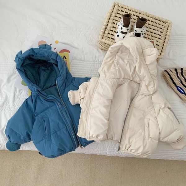 down coat jacket baby clothes autumn winter cute children fashion design warm girls boys korean solid color hooded coats, Blue;gray
down coat jacket baby clothes autumn winter cute children fashion design warm girls boys korean solid color hooded coats, Blue;gray
