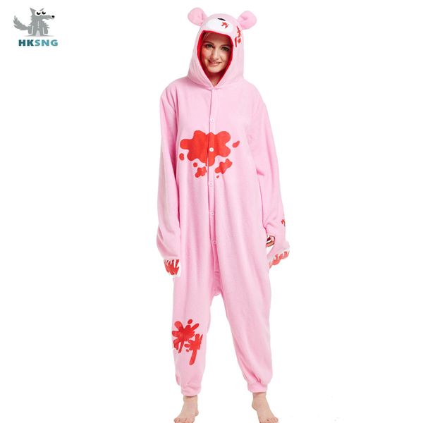kigurumi pink gloomy bear onesies cartoon pajamas animal halloween party costume jumpsuits hooded pyjamas suit outfit, Black;white
kigurumi pink gloomy bear onesies cartoon pajamas animal halloween party costume jumpsuits hooded pyjamas suit outfit, Black;white
