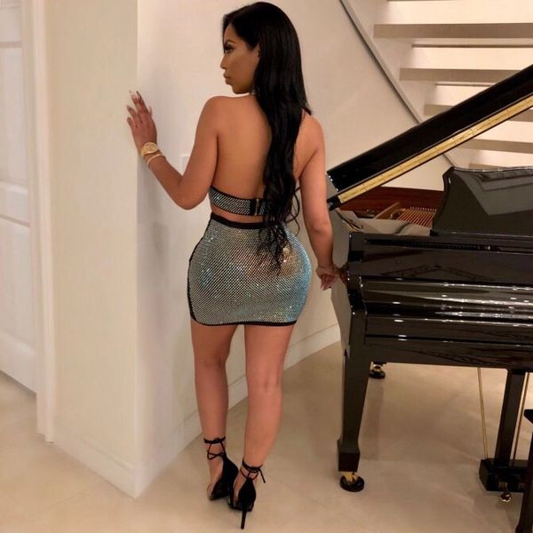 gorgeous rhinestones two pieces skirts sets stunning party nightclub es haler neck short zipper back mini skirt real pos, Black;gray
gorgeous rhinestones two pieces skirts sets stunning party nightclub es haler neck short zipper back mini skirt real pos, Black;gray