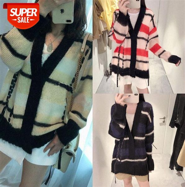 ins super fire ~ loose plaid contrast coat sweater cardigan women #am0l, Black
ins super fire ~ loose plaid contrast coat sweater cardigan women #am0l, Black