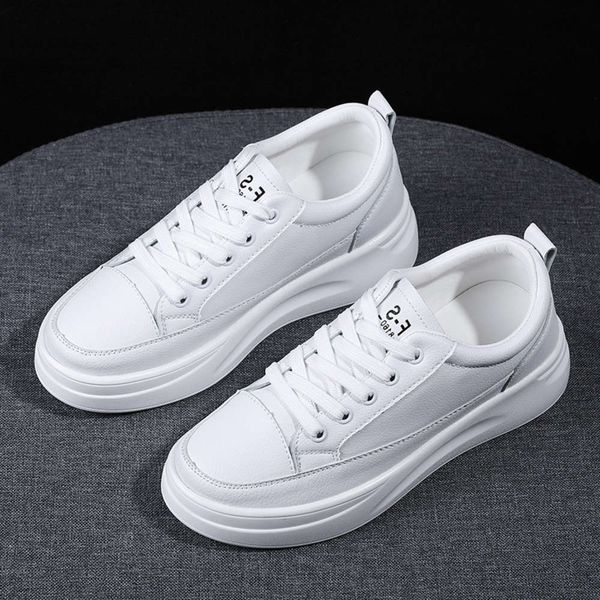 casual shoes little white shoes women's 2021 spring new trend cow leather korean fashion thick soled student sports ax2u, Black
casual shoes little white shoes women's 2021 spring new trend cow leather korean fashion thick soled student sports ax2u, Black