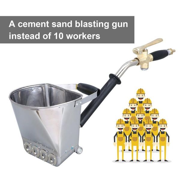 anti-lost alarm wall mortar sprayer gun stucco shovel hopper ladle cement spray air plaster with handle
anti-lost alarm wall mortar sprayer gun stucco shovel hopper ladle cement spray air plaster with handle