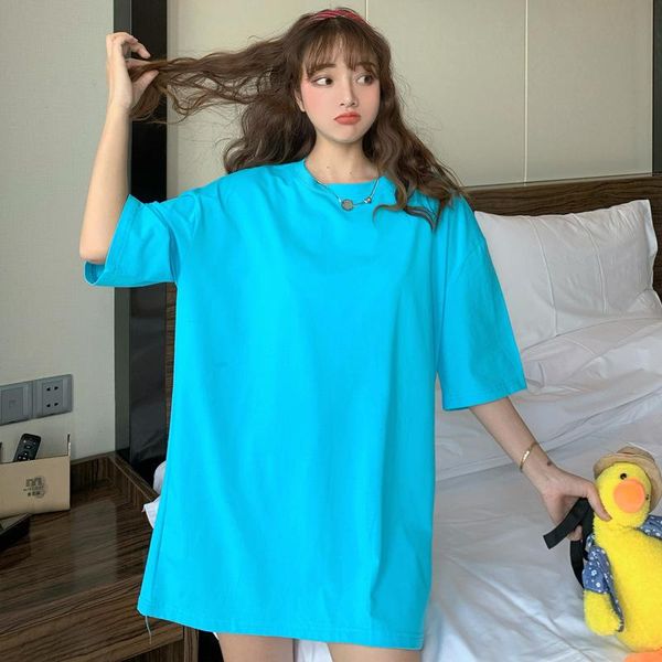 short-sleeved shirt for women 2021 summer style students candy color loose slimming colorful t-shirt women's, White
short-sleeved shirt for women 2021 summer style students candy color loose slimming colorful t-shirt women's, White
