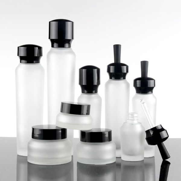 storage bottles & jars 100 ml lotion bottle,100pcs/lot glass clear frosted round bottle with black cap
storage bottles & jars 100 ml lotion bottle,100pcs/lot glass clear frosted round bottle with black cap