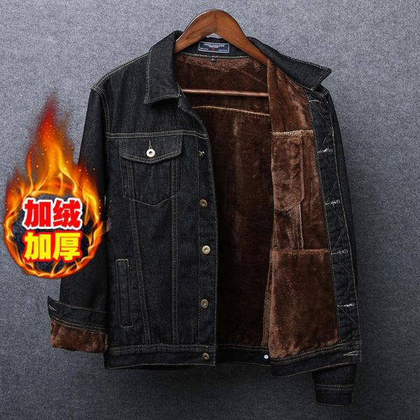 men's jackets winter men jean outerwear warm denim coats 2021 casual fleece thicker plus size 5xl, Black;brown
men's jackets winter men jean outerwear warm denim coats 2021 casual fleece thicker plus size 5xl, Black;brown