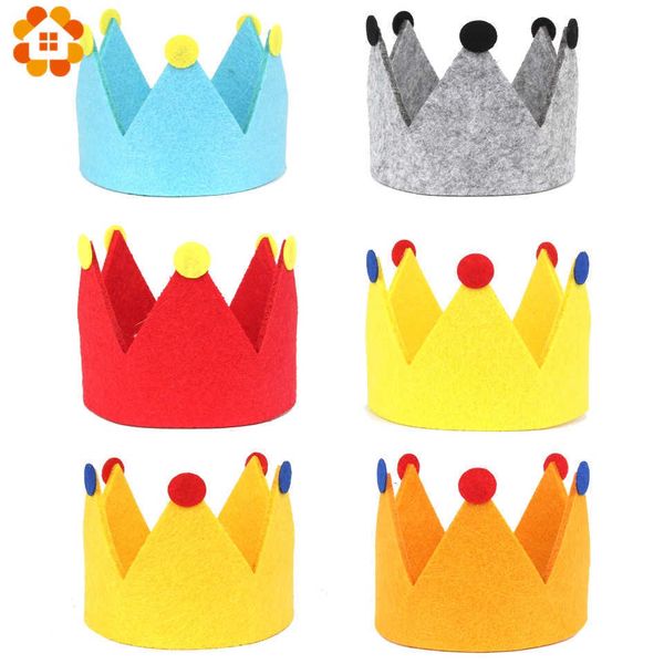 1pc diy baby girl boy non-woven hats birthday princs crown cap party decorations kids favors headband
1pc diy baby girl boy non-woven hats birthday princs crown cap party decorations kids favors headband