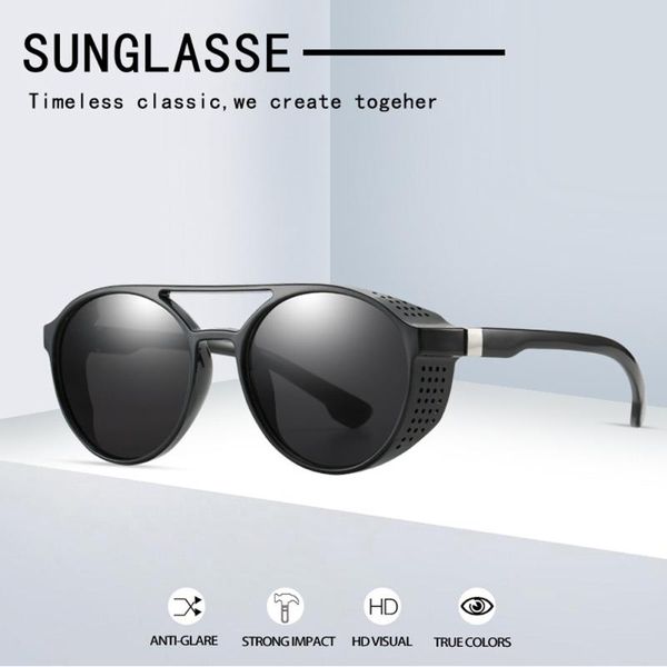 sunglasses xaybzc classic punk men brand designer vintage sun glasses for gafas uv400, White;black
sunglasses xaybzc classic punk men brand designer vintage sun glasses for gafas uv400, White;black