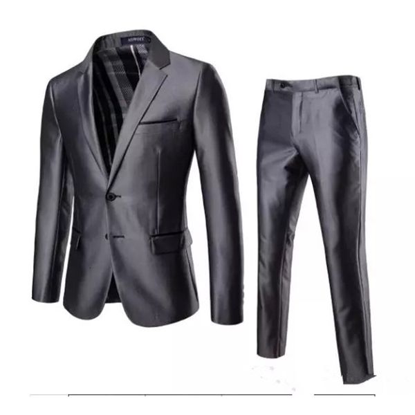 men's suits & blazers two-piece gray men's suit for marriage, jacket and pants of business godfathers, male tuxedo. tyoq, White;black
men's suits & blazers two-piece gray men's suit for marriage, jacket and pants of business godfathers, male tuxedo. tyoq, White;black