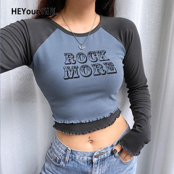 heyoungirl fake 2 pieces letter print cotton tshirt women autumn casual crop t shirt ladies fashion basic t-shirt winter y0508, White
heyoungirl fake 2 pieces letter print cotton tshirt women autumn casual crop t shirt ladies fashion basic t-shirt winter y0508, White