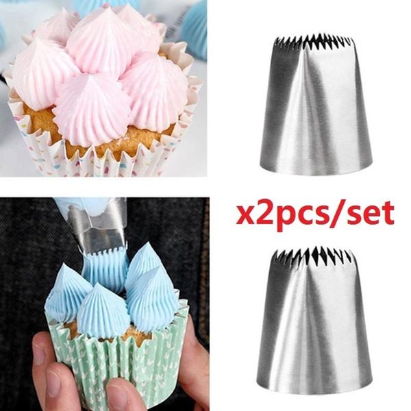 baking & pastry tools 2pcs/set stainless steel nozzle icing piping nozzles tips cream cake decorating tip fondant for
baking & pastry tools 2pcs/set stainless steel nozzle icing piping nozzles tips cream cake decorating tip fondant for