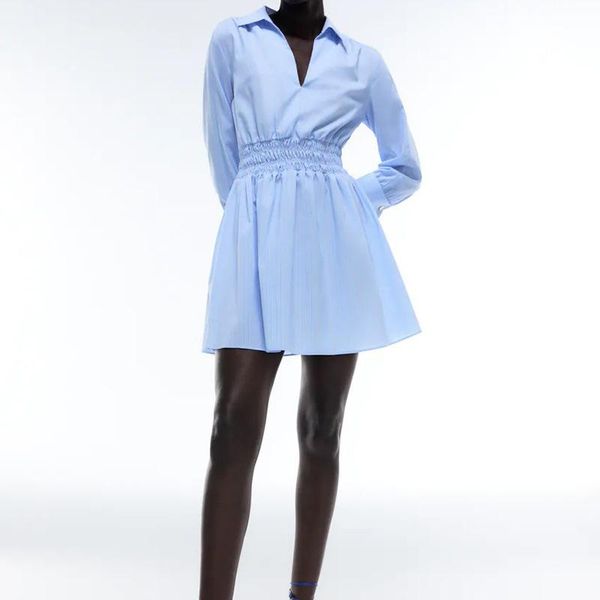 casual dresses merizahzheng 2021 autumn dress striped shirt v-neck european and american basic elastic waist closing pyl, Black;gray
casual dresses merizahzheng 2021 autumn dress striped shirt v-neck european and american basic elastic waist closing pyl, Black;gray