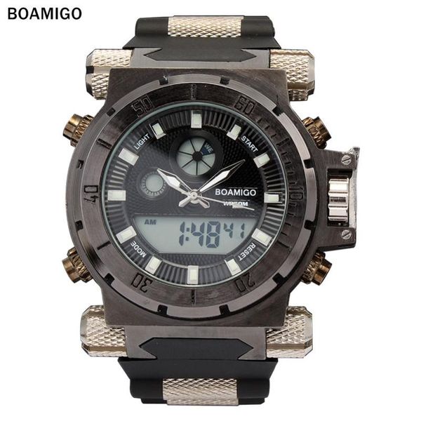 wristwatches 2021 mens watches boamigo casual fashion quartz waterproof dual time digital analog male clock relogio masculino, Slivery;brown
wristwatches 2021 mens watches boamigo casual fashion quartz waterproof dual time digital analog male clock relogio masculino, Slivery;brown