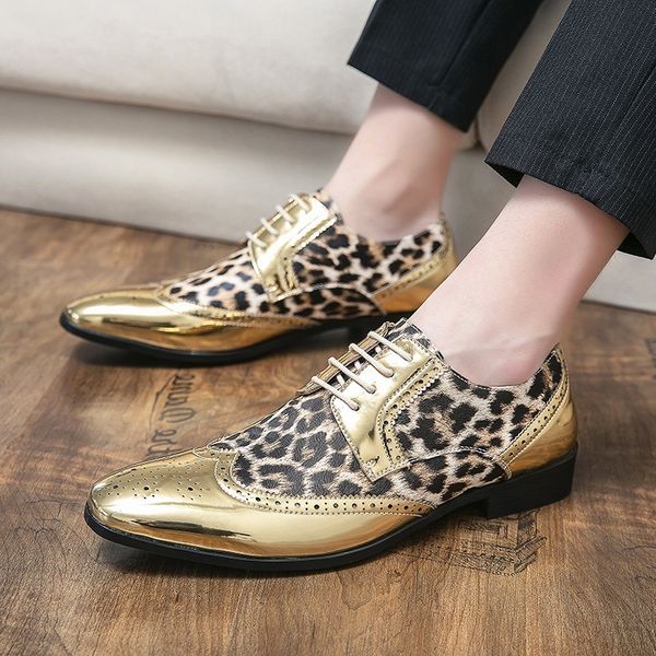 dress shoes men fashion british sequined leopard print stitching lace-up pointed brooch carved casual pu leather 3kc447 d4j2, Black
dress shoes men fashion british sequined leopard print stitching lace-up pointed brooch carved casual pu leather 3kc447 d4j2, Black