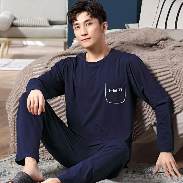 men's sleepwear simple style winter long sleeve pajamas set men comfort modal o-neck nightwear with pants home male large size 4xl, Black;brown
men's sleepwear simple style winter long sleeve pajamas set men comfort modal o-neck nightwear with pants home male large size 4xl, Black;brown
