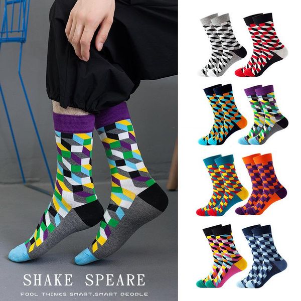 men's socks brand cartoon fashion mens sock cotton print checkered colorful hip hop cool long sports casual women's sale, Black
men's socks brand cartoon fashion mens sock cotton print checkered colorful hip hop cool long sports casual women's sale, Black