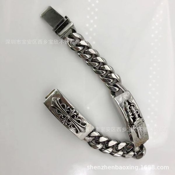 luxury designer fashion croix cross holy sword bracelet ch children military flower punk jewelry titanium steel personality men and women, Red;brown
luxury designer fashion croix cross holy sword bracelet ch children military flower punk jewelry titanium steel personality men and women, Red;brown