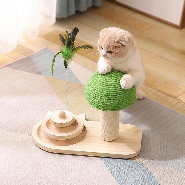 cat toys turntable tower tracks disc sisal ball solid wood stick with feather toy for playing interactive amusement
cat toys turntable tower tracks disc sisal ball solid wood stick with feather toy for playing interactive amusement