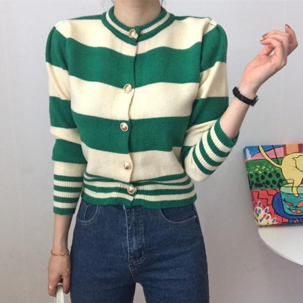 women's knits & tees autumn elegant striped cardigans women o neck long sleeve single breasted sweater coat contrast color casual knitt, White
women's knits & tees autumn elegant striped cardigans women o neck long sleeve single breasted sweater coat contrast color casual knitt, White