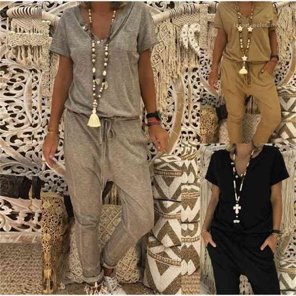 women's jumpsuits & rompers solid color fashion v neck slim womens short sleeve designer clothing casual h9ox, Black;white
women's jumpsuits & rompers solid color fashion v neck slim womens short sleeve designer clothing casual h9ox, Black;white