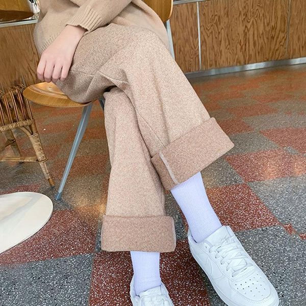 women's pants & capris wide leg women autumn spring loose straight tube high waist thickened drape casual long pant n9kb, Black;white
women's pants & capris wide leg women autumn spring loose straight tube high waist thickened drape casual long pant n9kb, Black;white