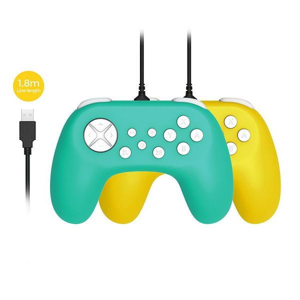 game controllers & joysticks 2021 wired gamepad controller for ns switch main engine console host handle with motor vibration function
game controllers & joysticks 2021 wired gamepad controller for ns switch main engine console host handle with motor vibration function
