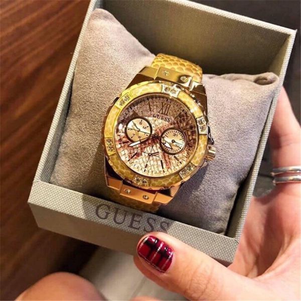 designer watch brand table luxury watches gails w0775l13 gold snake belt week calendar women's quartz watch, Slivery;brown
designer watch brand table luxury watches gails w0775l13 gold snake belt week calendar women's quartz watch, Slivery;brown