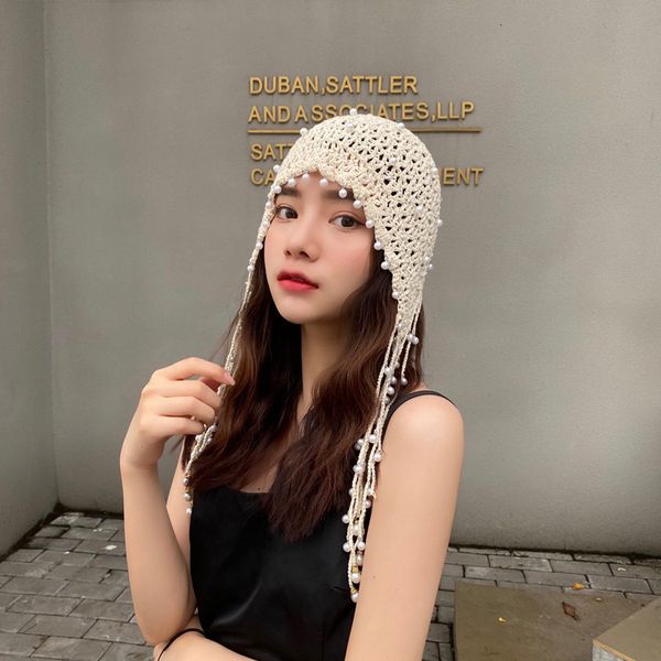 knitted hat female fashion hollow out knitted tassel princess headdress elegant spring and autumn pearl accessories woolen hat, Blue;gray
knitted hat female fashion hollow out knitted tassel princess headdress elegant spring and autumn pearl accessories woolen hat, Blue;gray