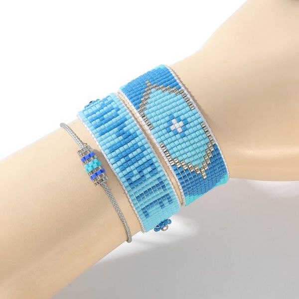 charm bracelets rttooas letter miyuki braided bracelet women's pulseira handmade japanese beading gift mexican fashion jewelry pattern, Golden;silver
charm bracelets rttooas letter miyuki braided bracelet women's pulseira handmade japanese beading gift mexican fashion jewelry pattern, Golden;silver