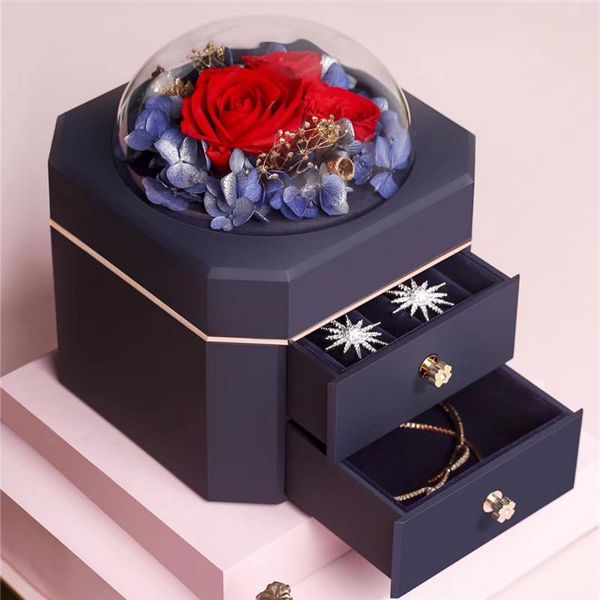 jewelry pouches, bags gift box valentine's day spot immortal flower queen's high-end organizer, Pink;blue
jewelry pouches, bags gift box valentine's day spot immortal flower queen's high-end organizer, Pink;blue