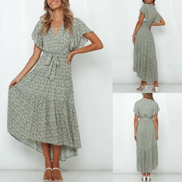 casual dresses women dress v-neck boho floral print summer tie short sleeve vintage bohemia beach sundress vestidos, Black;gray
casual dresses women dress v-neck boho floral print summer tie short sleeve vintage bohemia beach sundress vestidos, Black;gray