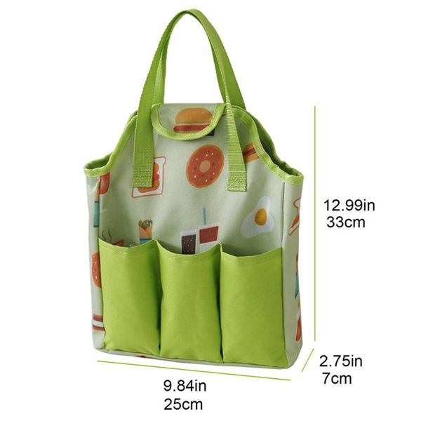 storage bags utility canvas heavy duty work bag protective waterproof multi pocket tote fits men women garden tools