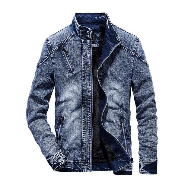 vintage mens denim jacket solid casual jeans coat fashion stand clothes for men black blue bomber, Black;brown
vintage mens denim jacket solid casual jeans coat fashion stand clothes for men black blue bomber, Black;brown