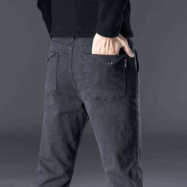 men's jeans straight imitation denim casual pants men can wear trousers in four seasons solid color korean slim fit, Blue
men's jeans straight imitation denim casual pants men can wear trousers in four seasons solid color korean slim fit, Blue