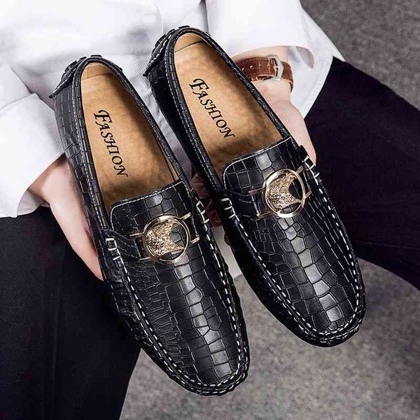 dress shoes large size 39~48 fashion men soft leather man moccasins loafers brand slip on flats casual driving 5bpp, Black
dress shoes large size 39~48 fashion men soft leather man moccasins loafers brand slip on flats casual driving 5bpp, Black