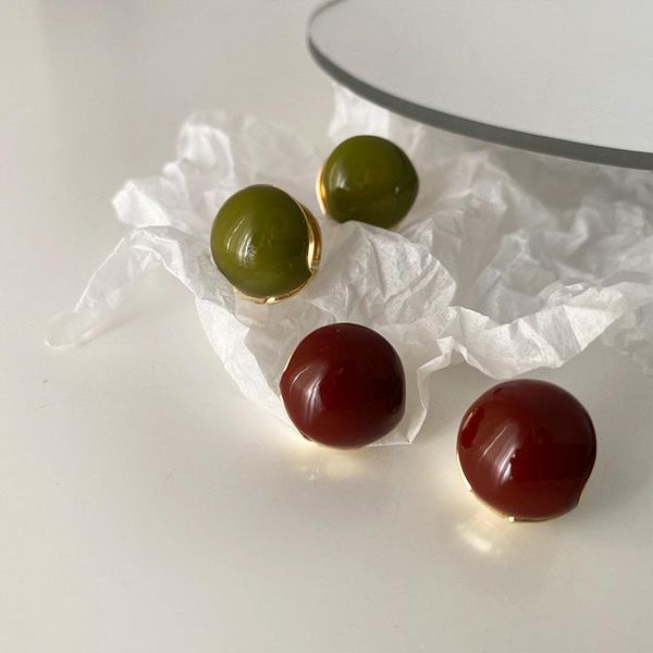 hoop & huggie lovoacc french elegant enamel round ball earrings for women winered green color balls geometric minimalist jewelry, Golden;silver
hoop & huggie lovoacc french elegant enamel round ball earrings for women winered green color balls geometric minimalist jewelry, Golden;silver