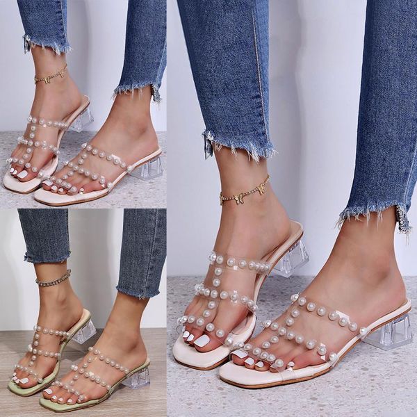 sandals women summer slope with fish mouth pearl square heels shoes beach peep toe breathable chanclas slippers sandalias, Black
sandals women summer slope with fish mouth pearl square heels shoes beach peep toe breathable chanclas slippers sandalias, Black