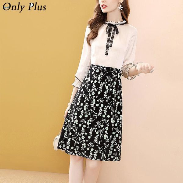 casual dresses only plus office lady dress for women bohemain floral chiffon patckwork holiday high waist slim spring vestidos, Black;gray
casual dresses only plus office lady dress for women bohemain floral chiffon patckwork holiday high waist slim spring vestidos, Black;gray