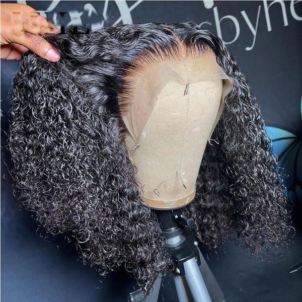 synthetic wigs middle part 12inch natural black short kinky curly hairline translate lace front wig for women with babyhair 180%density
synthetic wigs middle part 12inch natural black short kinky curly hairline translate lace front wig for women with babyhair 180%density