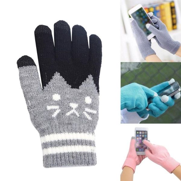 sports gloves mittens women's winter cut cat knitted touch screen warm fleece full finger motorcycle warmers, Black
sports gloves mittens women's winter cut cat knitted touch screen warm fleece full finger motorcycle warmers, Black