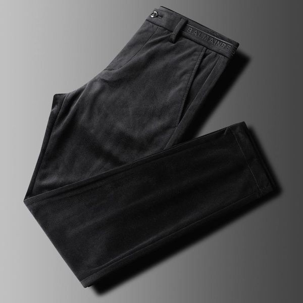 men's pants autumn and winter gentleman's high-end wrinkle-resistant, ironing, warm trousers slim business casual straight leg tro, Black
men's pants autumn and winter gentleman's high-end wrinkle-resistant, ironing, warm trousers slim business casual straight leg tro, Black
