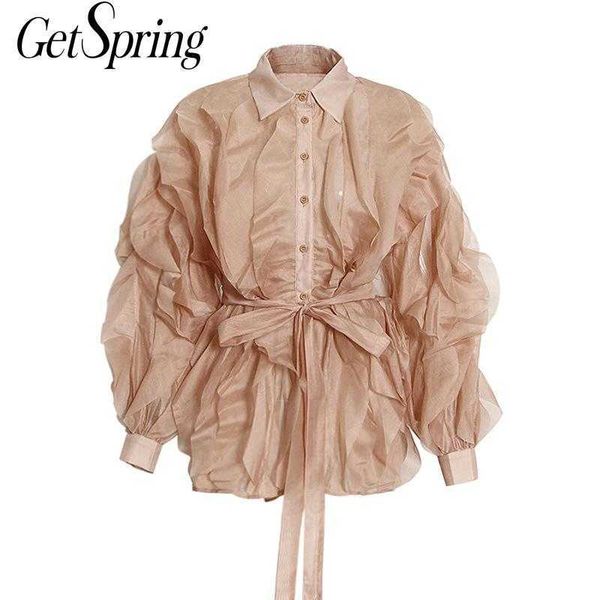 getspring women blouse bow lace up shirt puff sleeve pleated ladies summer irregular woman shirts vintage 210601, White
getspring women blouse bow lace up shirt puff sleeve pleated ladies summer irregular woman shirts vintage 210601, White