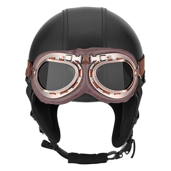 motorcycle helmets retro half shell goggle helmet 56-60cm protection black helm matte racer motocross
motorcycle helmets retro half shell goggle helmet 56-60cm protection black helm matte racer motocross