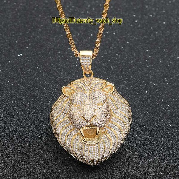 europe and the united states hip hop lion head iced out diamonds pendant cz diamond inlay pendant tide brand exaggerated mens necklace, Black
europe and the united states hip hop lion head iced out diamonds pendant cz diamond inlay pendant tide brand exaggerated mens necklace, Black