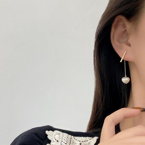 dangle & chandelier love pearl long back-hanging earrings pendant women's personalized jewelry gifts, Silver
dangle & chandelier love pearl long back-hanging earrings pendant women's personalized jewelry gifts, Silver