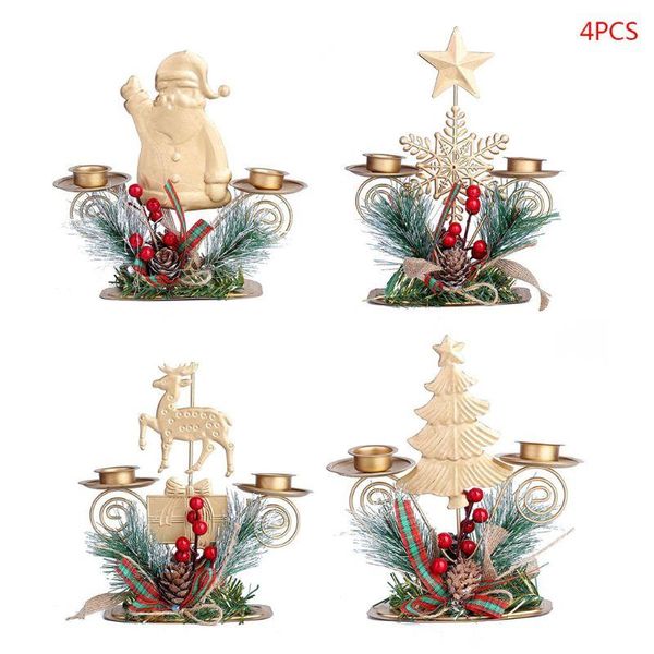 4pcs christmas candle holder center candlestick ornaments tablecenterpiece m68e holders
4pcs christmas candle holder center candlestick ornaments tablecenterpiece m68e holders