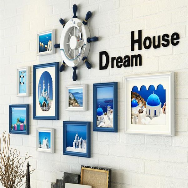 frames and mouldings 9 pieces/set mediterranean style po with letters hanging wall creative art blue picture quality wood frame decor
frames and mouldings 9 pieces/set mediterranean style po with letters hanging wall creative art blue picture quality wood frame decor